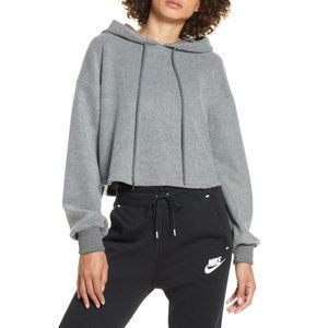 Zella Plush Crop Hoodie M